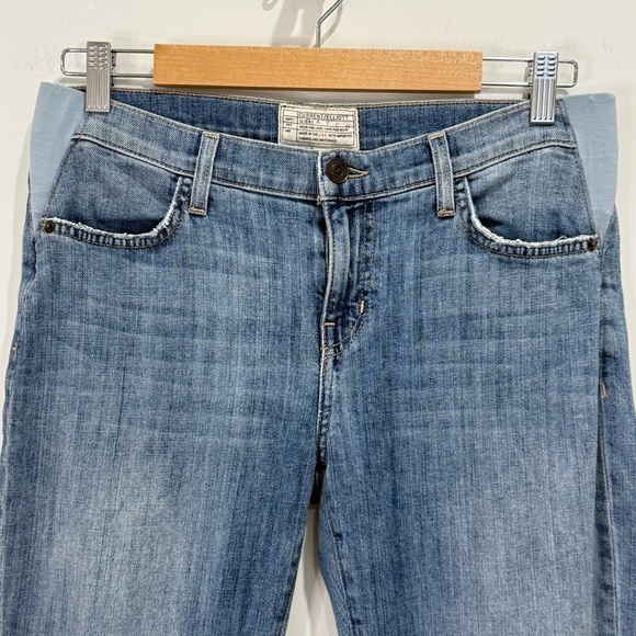 Current/Elliott X Hatch The New Maternity Kick Flare Crop Halley Jeans 28 Chic - Picture 7 of 12